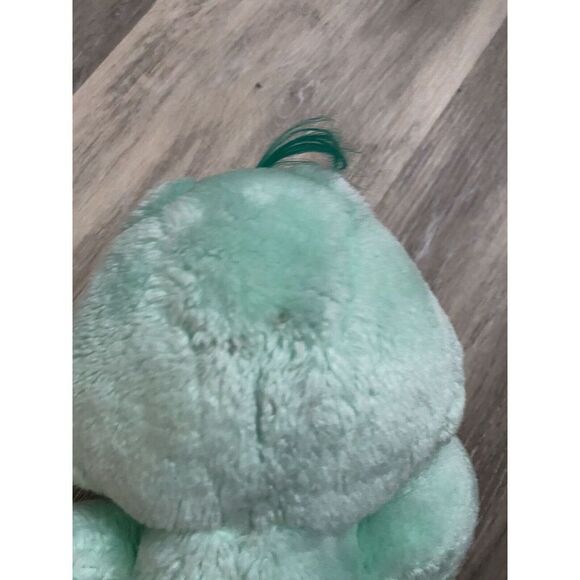 CARE BEARS GREEN BEDTIME BEAR MOON STAR STUFFED ANIMAL PLUSH TOY 1983 13” - Picture 5 of 12